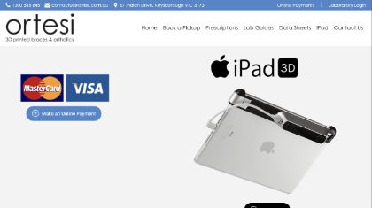 Ortesi website thumbnail